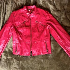Body Central faux leather coat